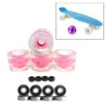 thumbnail image 4 of S SERENABLE 4 Pcs Roues de Planche à Roulettes Longboard 70mm Luisent la Nuit 78A pour Accessoires Pièce de Rechange Rose, 4 of 8