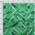 thumbnail image 3 of oneOone Polyester Spandex Green Fabric Stripes Sewing Craft Projects Fabric Prints By Yard 56 Inch Wide, 3 of 4