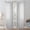 White, variant on Satin Curtains, Polyester Window Drapes, Elegant Living Room Bedroom Drapes, Blackout Sheer Curtains for Large Windows, Home Decor Window Treatments with Silky Texture
