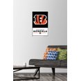 thumbnail image 3 of NFL Cincinnati Bengals - Logo 21 Wall Poster with Magnetic Frame, 22.375" x 34", 3 of 4