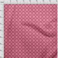 thumbnail image 3 of oneOone Viscose Chiffon Fabric Quatrefoil Block Print Fabric BTY 42 Inch Wide, 3 of 4