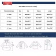 thumbnail image 5 of SHTXOZHI Manteau Robe Garçon Fille Manches Longues Trench-Coat Automne Hiver 1-6 Ans, 5 of 5
