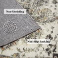 thumbnail image 4 of HOMERRY 2' x 6' Runner Rug Machine Washable Kitchen Runner Mat Vintage Area Rug Persian Distressed Runner Rug for Bedroom Living Room Entryway, Gray, 4 of 5