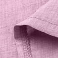 thumbnail image 4 of Gspmoly Robes Décontractées pour Femmes, Robe Boutonnée en Coton et Lin à Revers pour le Printemps et l'Été pour Femmes, Décontractée avec Poches, Robe Chemise à Manches 3/4, Robes de Soirée pour Femmes Articles en Liquidation, 4 of 6