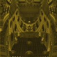 thumbnail image 1 of Ahgly Company Tapis d'Intérieur Lavable en Machine Carré Transitionnel Jaune Foncé Vert, 5 Pieds Carré, 1 of 7
