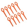 thumbnail image 3 of Grass Cutter Tool Blades, Harsh Weather Resistant ABS Lawn Mower Plastic Blade Strong Toughness  For Replacement For Garden Orange, 3 of 8