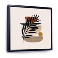 thumbnail image 2 of Designart Tropical Leaf Silhouettes and Shapes IV FLOAT FRAME WALL ART, 2 of 4