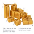 thumbnail image 3 of Lksixu Christmas Decorations Christmas Decorations Gift Boxes Gift Boxes Under The Christmas Tree Scene Decoration Props Year Window Decorations Dtacked Head Xmas Decor for Holiday Party Wedding, 3 of 6