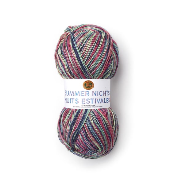 Lion Brand Yarn 512-311 Summer Nights Bonus Bundle Stargazing Metallic Yarn