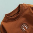 thumbnail image 3 of Baby Girl Boy Crewneck Sweatshirts Oversized Knit Sweater Shirts Long Sleeve, 3 of 7