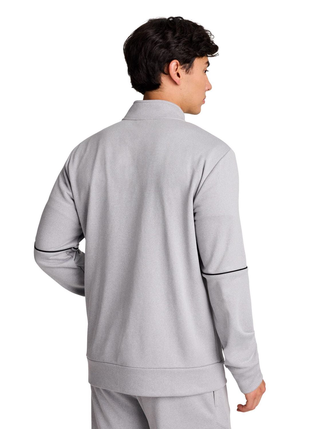 Reebok Chandail en tissu éponge à quart de fermeture éclair pour hommes