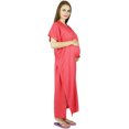 thumbnail image 4 of Bimba Maternity Hospital Kaftan With Belt Rayon Nursing Night Gown| Front & Back Buttons, 4 of 9