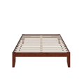 thumbnail image 3 of AFI Colorado Solid Wood Full Size Modern Platform Bed in Walnut, 3 of 7