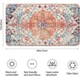 thumbnail image 3 of Boho Style Bathroom Rugs Orange Farmhouse Bohemia Bath Mat NonSlip Water Absorbent Soft Microfiber Floor Mats for Bathroom Tub and Shower Room Add Rustic Charm to Your Space, 3 of 6