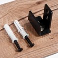 thumbnail image 4 of Sliding Barn Door Floor Guide Matte Black Wall Mount Prevents Swinging Easy for 1-3/8 Inch Doors, 4 of 8