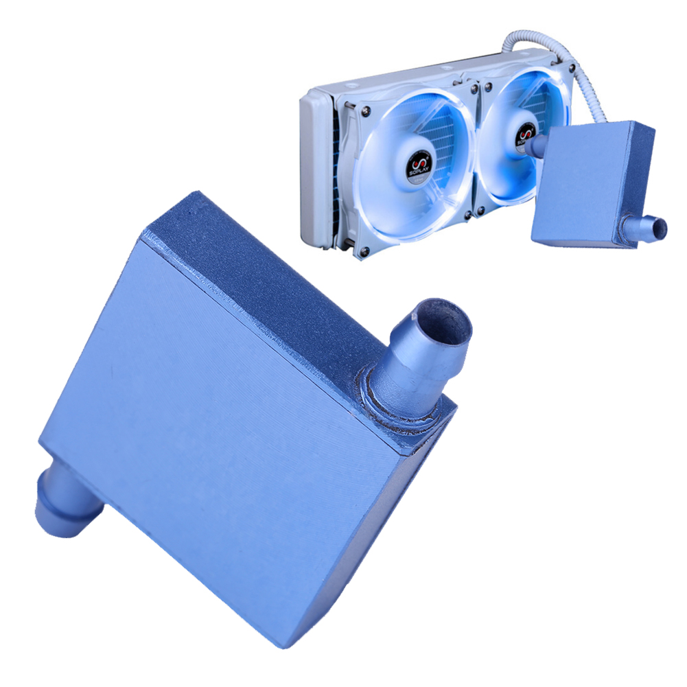Aluminum CPU Cooler Heat Sink CPU Cooling Block CPU Water Cooling Block 40x40x12mm for computer CPU graphics card north
