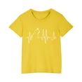 thumbnail image 1 of Birdeem Chemises pour Filles Tout-Petits Enfants Garçons Filles T-Shirt en Coton Mode Mignon Col Rond Imprimé Tee Manches Courtes Haut, 1 of 12