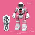 thumbnail image 3 of Pretend Play Toys for Toddlers Educational,RC Robot Toy,Remote Control Robot Gesture Sensing Dancing Programmable Rereading Smart Robot for Kids Age 3 4 5 6 7 8 12 Year Old Girls Xmas Gifts Present, 3 of 9