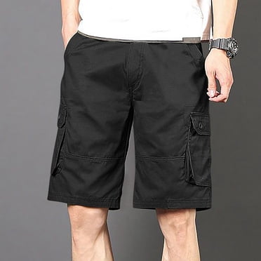 Sport Short Pants Man Men's Casual Pure Color Outdoors Pocket Beach Work Trouser Cargo Shorts Pant Shorts For Men Clearance
