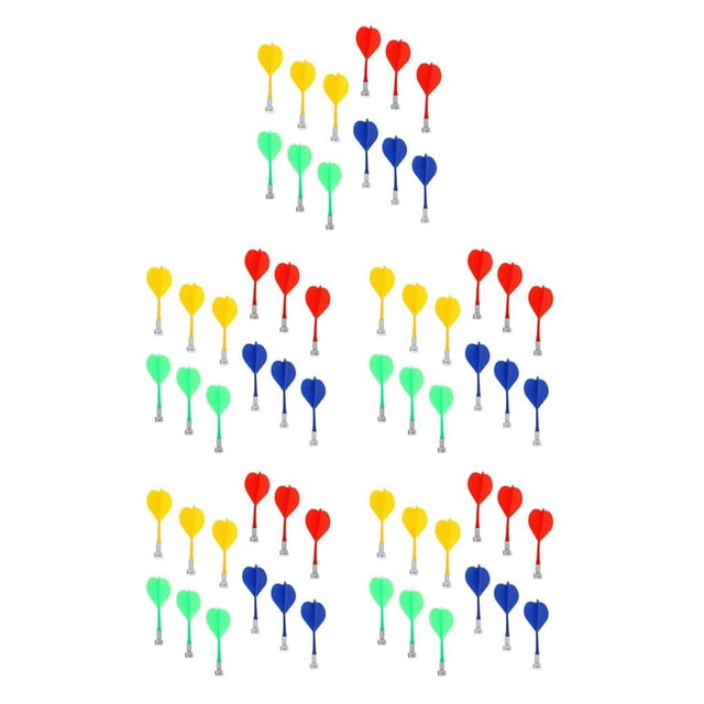 Youkk 12 Pieces/Set Professional Magnetic Darts Flat Head Lightweight Reusable Practical Safety Replacement Darts Gift 5Set