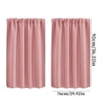 thumbnail image 3 of PRETXORVE Solid Color Curtains Living Room Bedroom Kitchen Partition Curtains Home Curtains, 3 of 3