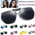 thumbnail image 2 of Rimless Clip Sunglasses Polarized Glasses Anti-glare, 2 of 3