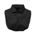 thumbnail image 1 of Women Solid Front False Collar Shirt Fake Cotton Collar Blouse Neckwear, 1 of 3
