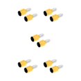 thumbnail image 2 of fastboy 2pcs Easy To Install Motorcycle Grips Bike S Handling And Aesthetics Materials yellow 5Set, 2 of 6