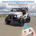 thumbnail image 4 of CazToi 12V Ride On Truck Car with Parent Remote Control, 4 of 9