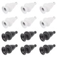 thumbnail image 4 of Miangastore Embouts de Lampe 12 Pcs 1,8 Po Embout Rond en Alliage d'Aluminium pour Café, 4 of 8