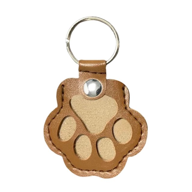 Wzzjkit Porte-Clés de Rangement pour Chien Mignon Porte-Clés en Cuir Patte Porte-Clés Souvenir de Poils d'Animaux Porte-Clés Collection Commémorative Unique Cadeaux Commémoratifs pour Sac à Main Patte Clé