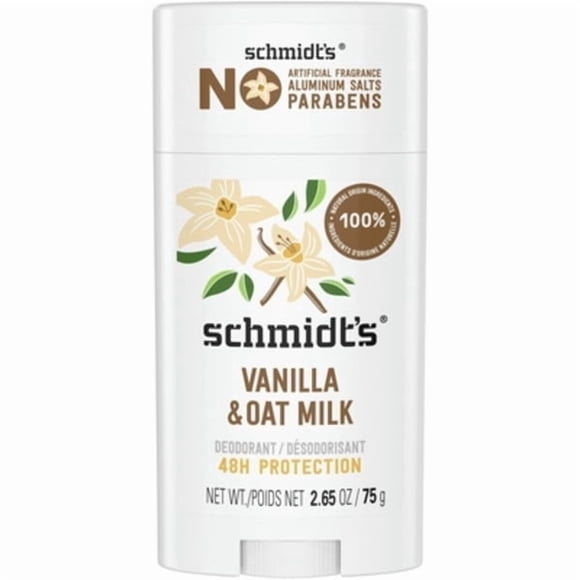 Schmidt Old Tyme Vanilla & Oat Milk Aluminum-Free Natural Sensitive Skin Deodorant Stick