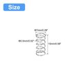 thumbnail image 2 of Unique Bargains Compression Spring, 5 Pack 304 Stainless Steel, 7mm OD, 0.5mm Wire, 15mm Length, 2 of 6