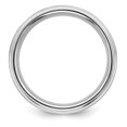 thumbnail image 2 of Bague Anneau Fantaisie en Argent Sterling 925 8 mm Brossée Taille 13, 2 of 4