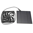 thumbnail image 2 of EGNMCR Solar Powered Exhaust Fan Kit For Chicken Coops, Greenhouses, Sheds, Pet Houses, And Windows - Waterproof,, 2 of 7