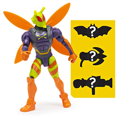 BATMAN, Figurine articulée KILLER MOTH de 10 cm avec 3 accessoires mystère, Mission 2