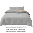 thumbnail image 3 of 4-Piece Washed Cotton Polyester Bedding Set for Dorm Beds | Soft & Breathable Full/Queen Size | Reversible Design with Modern Colors for Students & Kids Rooms, 3 of 6