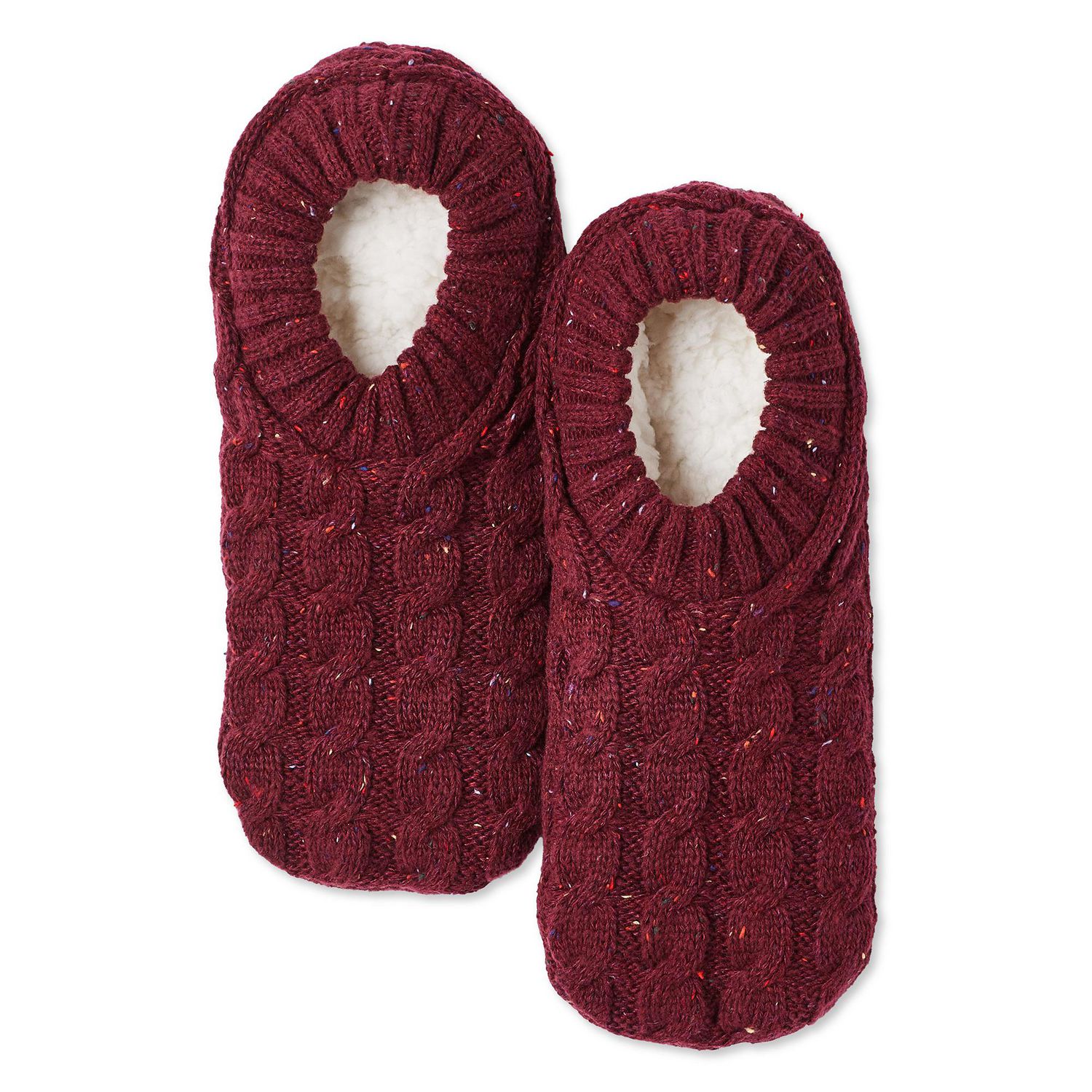 Chaussons en maille torsadée George pour femmes