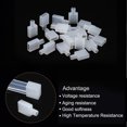 thumbnail image 3 of Unique Bargains Bouchon de Bouchon en Silicone, 40 Pcs IP67 Étanche avec 2 Trous Compatible 5050 Bande LED 10mm de Large, Inclus, 3 of 5
