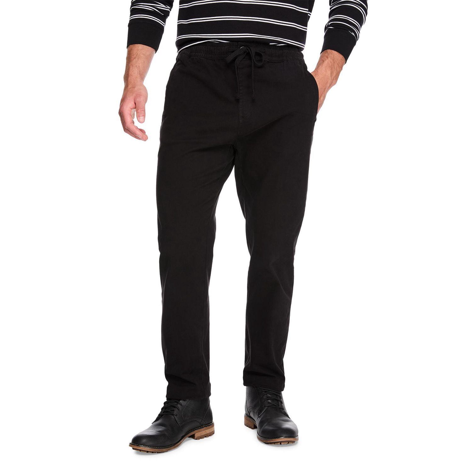 Pantalon en twill à enfiler George pour hommes