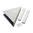 thumbnail image 1 of PALISADE Vinyl Waterproof Corner Shower Shelf Wintry Mix, 1 of 7