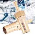 thumbnail image 3 of Brass Fitting Hose Barb Tail Reducer Reducing Plug Connector (6mm-16mm 2pcs), 3 of 13