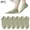 Green, variant on Miqool 6 Pairs Ankle Socks for Women, Cushioned Low Cut No Show Socks Lightweight Breathable Athletic Running Casual Non Slip Soft Thin Cotton Socks