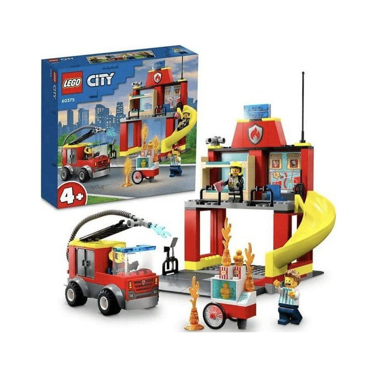 Lego City Fire Station and Fire Truck 60375