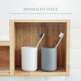 thumbnail image 4 of 300mL Cup for Bathroom Toothpaste Holder Electric Case Makeup Brush Storage Organizer Countertop Organizer Stand Cup, 4 of 7