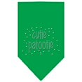thumbnail image 1 of Cutie Patootie Strass Bandana Vert Émeraude Grand, 1 of 1