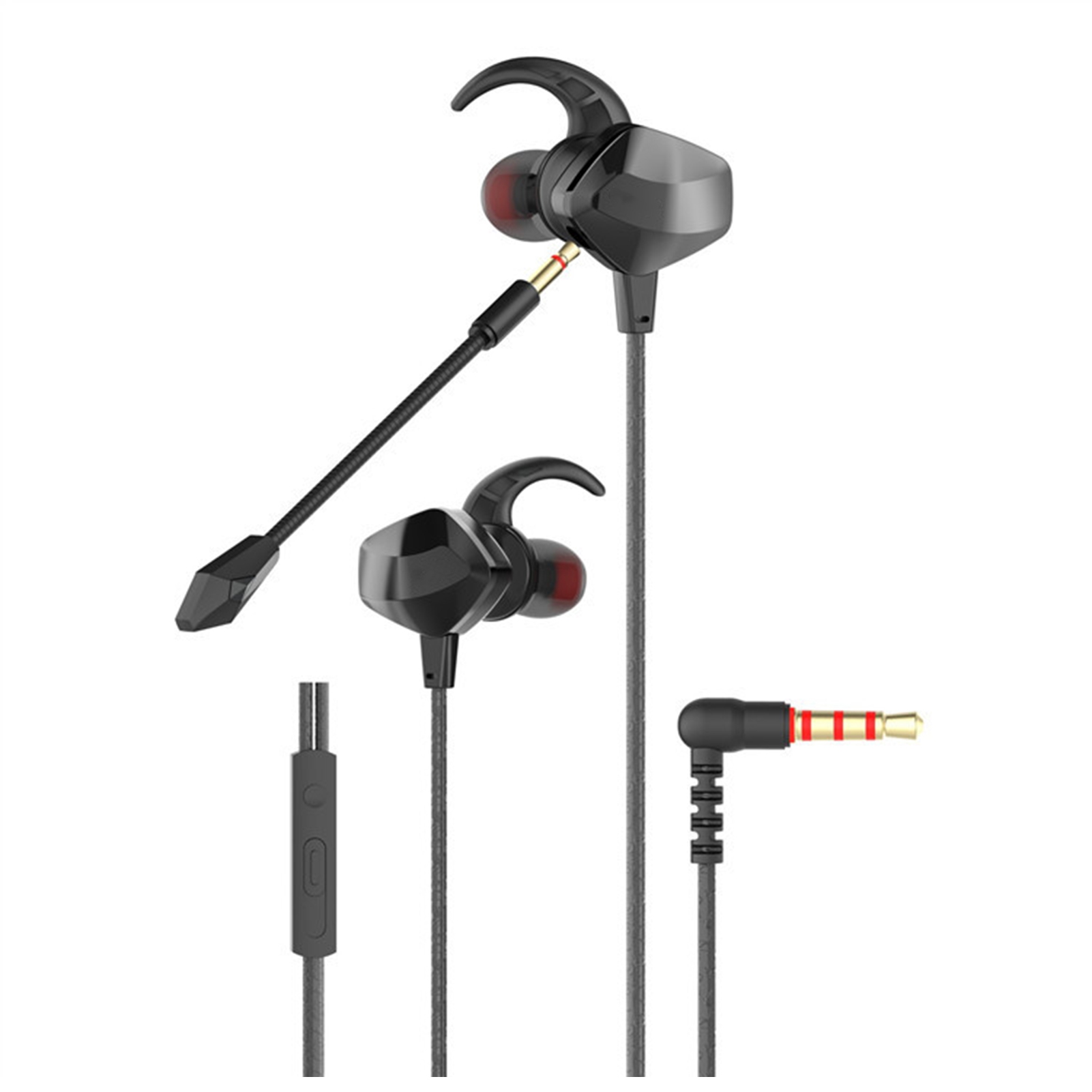 Visland GM 007 Universal Wired Earphone with Microphone In-ear Earbuds for Gaming