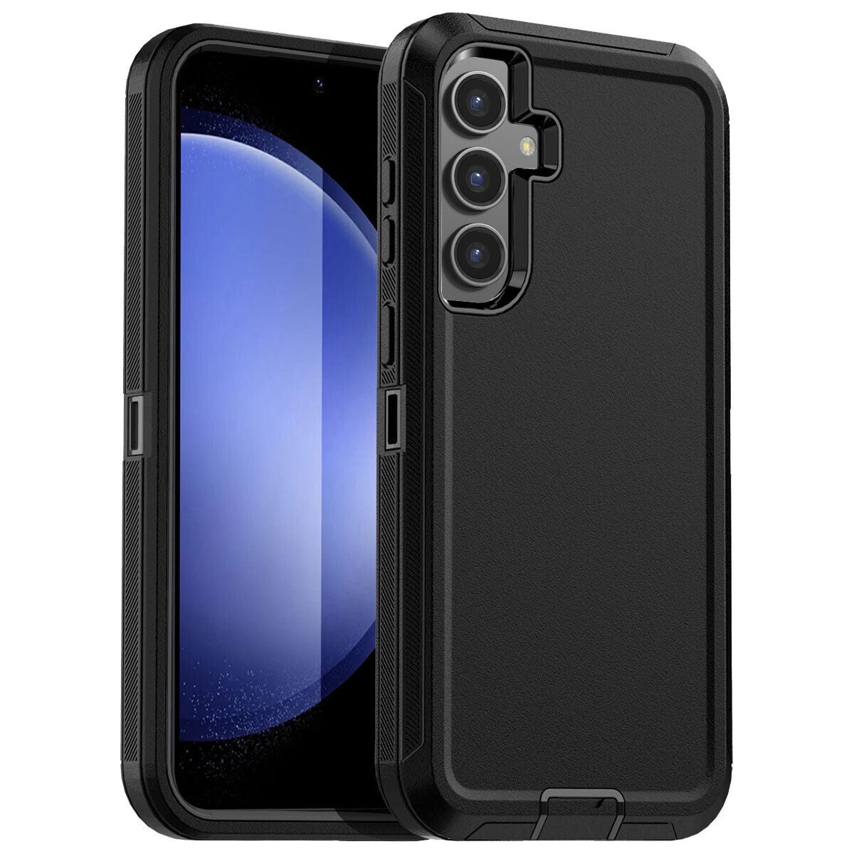 [PST] Samsung Galaxy A36 / A37 / A56 Hard Defender Case, Triple Layers Shockproof Heavy Duty Hard Defender Case Cover