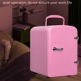 thumbnail image 3 of Mini Beauty Fridge, Portable 4L Refrigerator Cooler or Warmer, DC 12V Vehicle Skincare Fridge, Small Fridge for Makeup Skincare, Food, Cosmetics, Home, Office and Car, 3 of 8