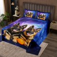 thumbnail image 2 of Erosebridal Animal Dogs Coverlet Set King,Starry Sky Galaxy Bedding Set,Kids Room Decorative,Ultra Soft,3 Pieces, 2 of 5
